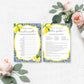 Positano Lemons | Printable Bridal Shower Games Bundle Template