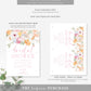 Millie Floral White | Printable Bridal Shower Invitation Template