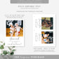 Quest Script White | Printable Bridesmaid Proposal Photo Card Template