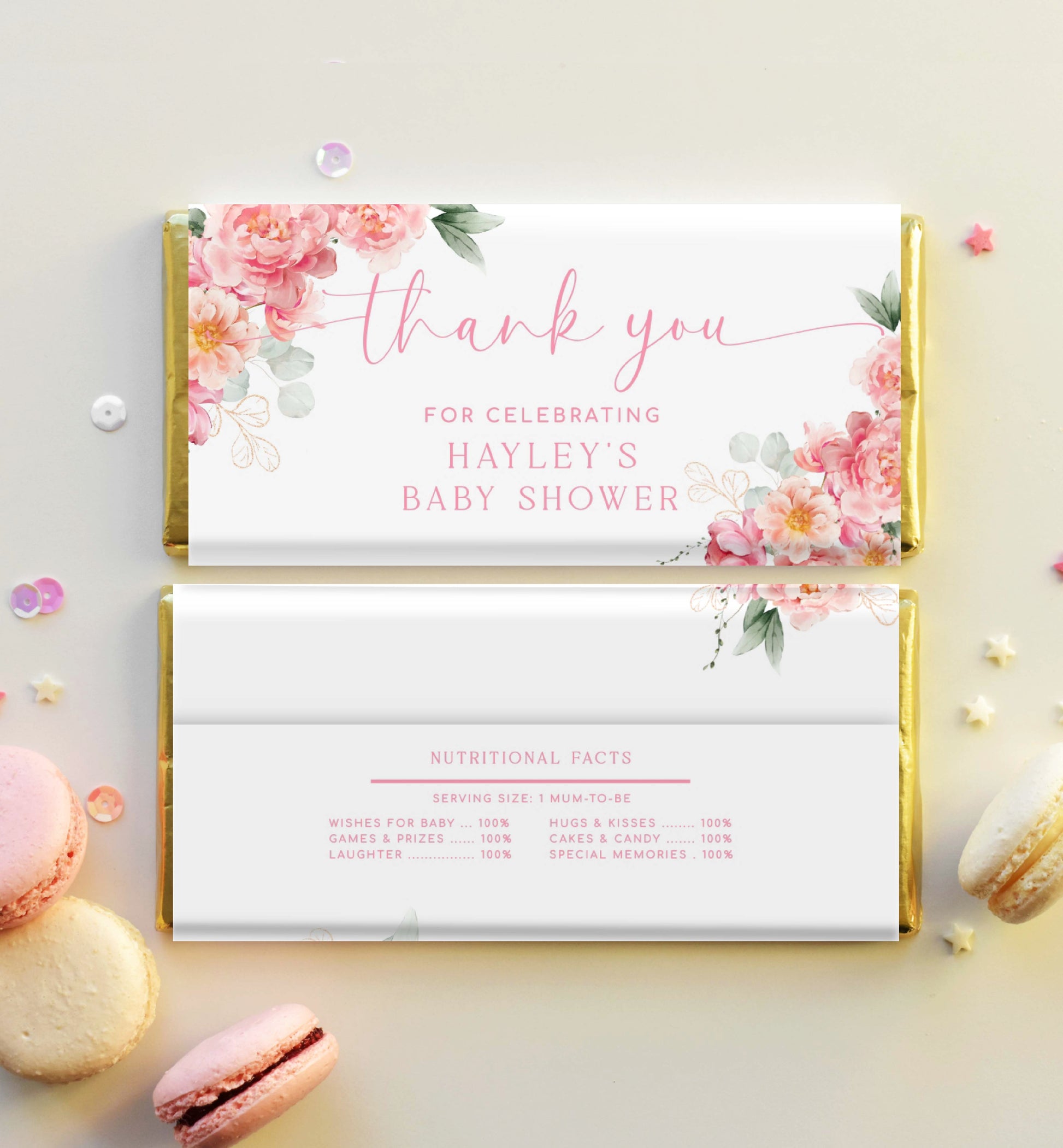 Piper Floral White | Printable Chocolate Bar Favour Wrappers Template – Black Bow Studio piper-floral-white-printable-chocolate-bar-favour-wrappers-template-black-bow-studio