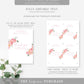 Piper Floral White | Printable Bridal Shower Chocolate Bar Favour Wrappers Template