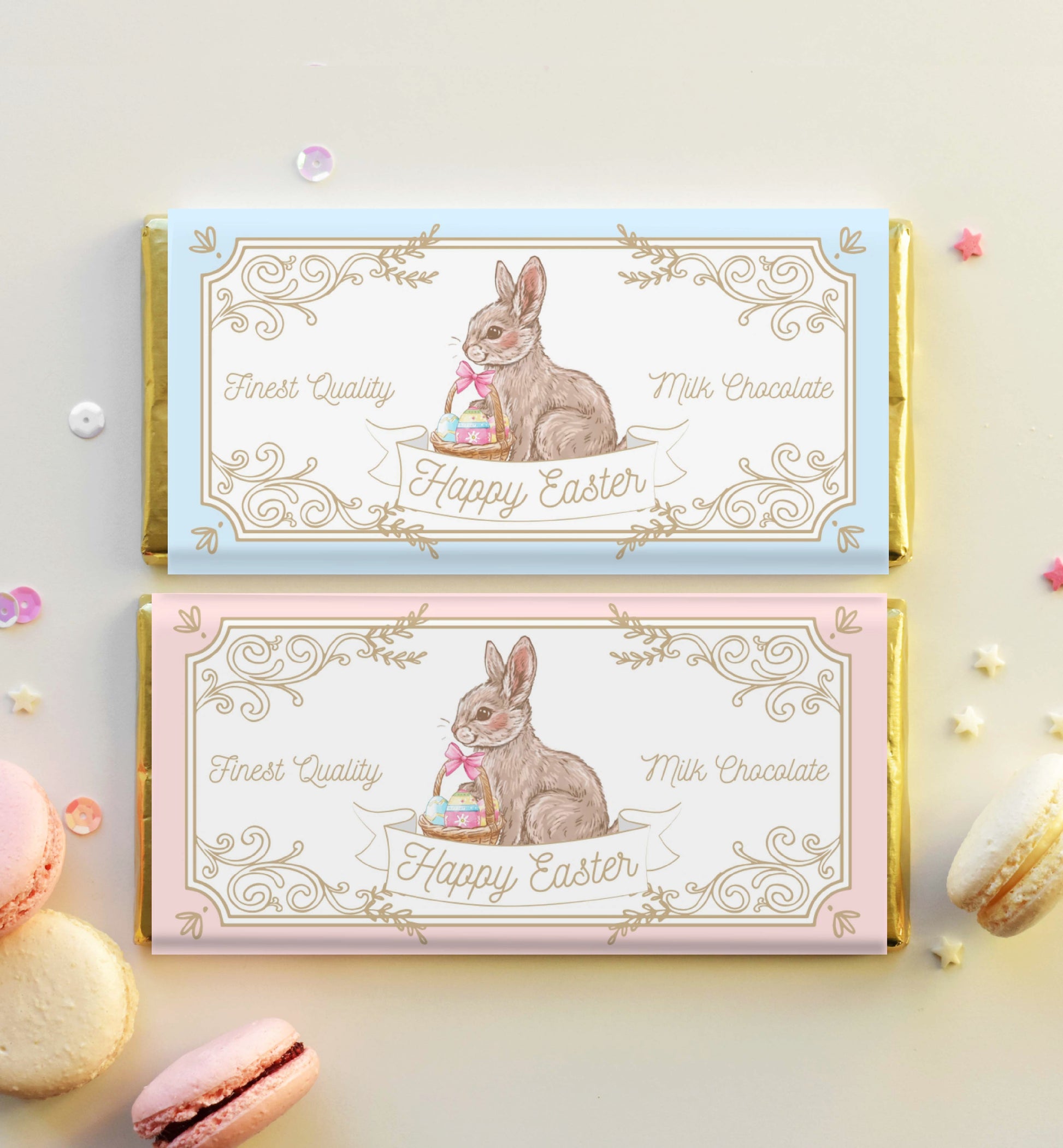 Printable Easter Chocolate Wrapper Template, Editable Easter Egg Hunt Chocolate Wrapper, Classroom Easter Gift, Preschool Easter Gift