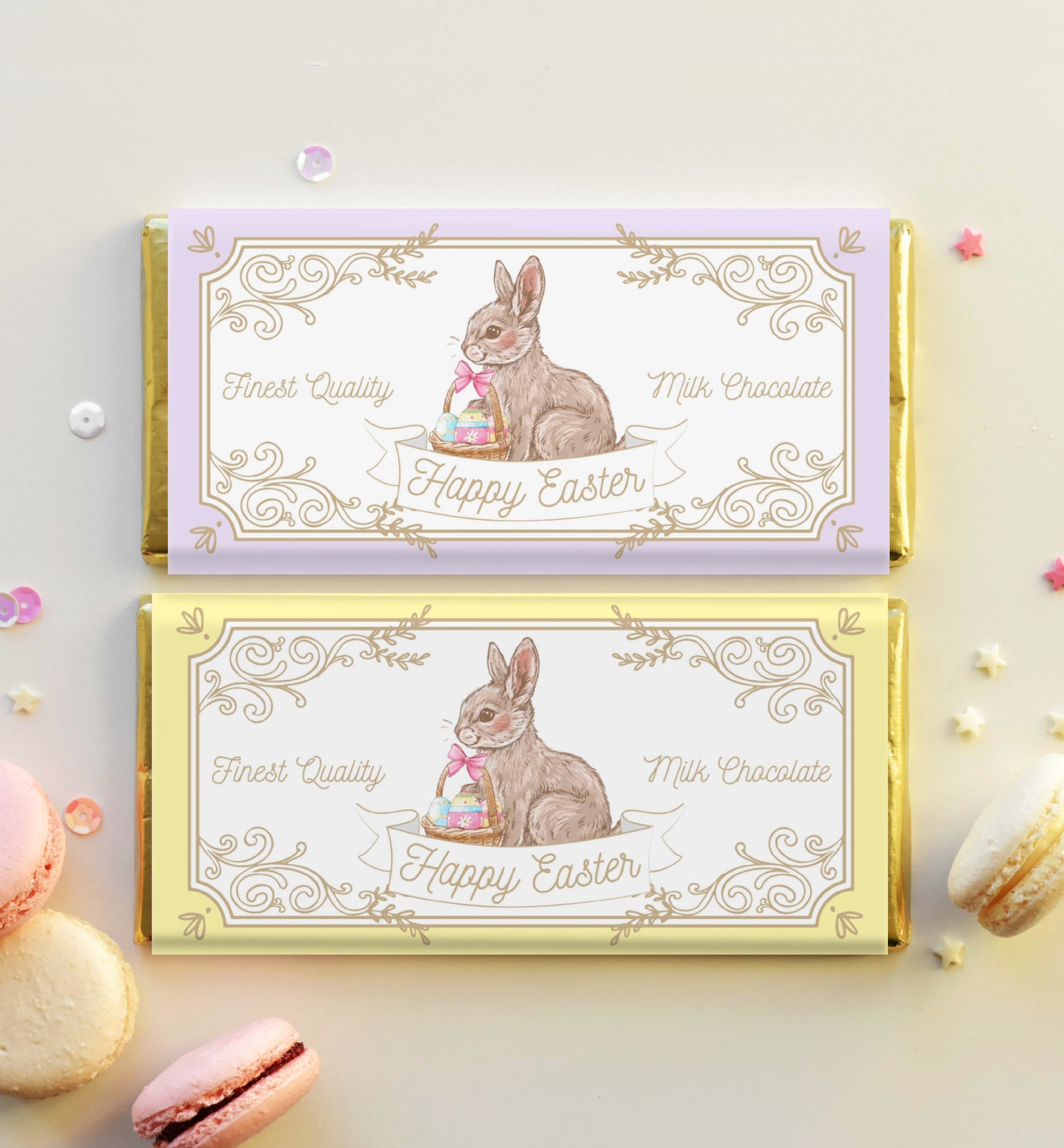 Printable Easter Chocolate Wrapper Template, Editable Easter Egg Hunt Chocolate Wrapper, Classroom Easter Gift, Preschool Easter Gift