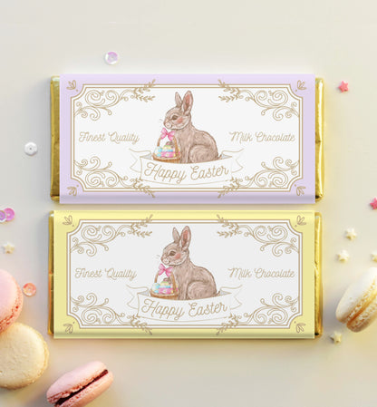 Printable Easter Chocolate Wrapper Template, Editable Easter Egg Hunt Chocolate Wrapper, Classroom Easter Gift, Preschool Easter Gift