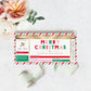 Editable Boarding Pass Christmas Template, Printable Surprise Fake Airline Ticket Gold Foil, Vacation Airplane Ticket Gift, Festive Stripe
