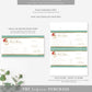 Stripe Green | Printable Christmas Santa Cheque Gift Voucher Template