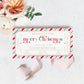 Christmas Concert Ticket Gift Voucher Template, Fully Custom Printable Gift Certificate, Music Show Ticket Christmas Present, Festive Stripe
