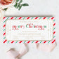 Christmas Concert Ticket Gift Voucher Template, Fully Custom Printable Gift Certificate, Music Show Ticket Christmas Present, Festive Stripe