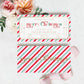 Christmas Concert Ticket Gift Voucher Template, Fully Custom Printable Gift Certificate, Music Show Ticket Christmas Present, Festive Stripe