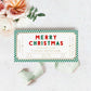 Christmas Concert Ticket Gift Voucher Template, Fully Custom Printable Gift Certificate, Music Show Ticket Christmas Present, Green Stripe