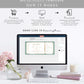 Stripe Green Gold | Printable Christmas Concert Custom Gift Voucher Template