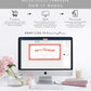 Stripe Red White | Printable Christmas Concert Gift Voucher Template