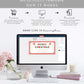 Stripe Red Gold | Printable Christmas Custom Gift Voucher Template