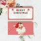 Christmas Gift Voucher Template, Fully Custom Printable Gift Certificate Christmas Present, Gold Christmas Gift Coupon, Spa Gift Voucher, Theatre Tickets Voucher, Concert Tickers, Red Stripe Retro Vintage Santa