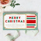 Christmas Gift Voucher Template, Fully Custom Printable Gift Certificate Christmas Present, Gold Christmas Gift Coupon, Green Stripe