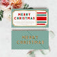 Christmas Gift Voucher Template, Fully Custom Printable Gift Certificate Christmas Present, Gold Christmas Gift Coupon, Green Stripe