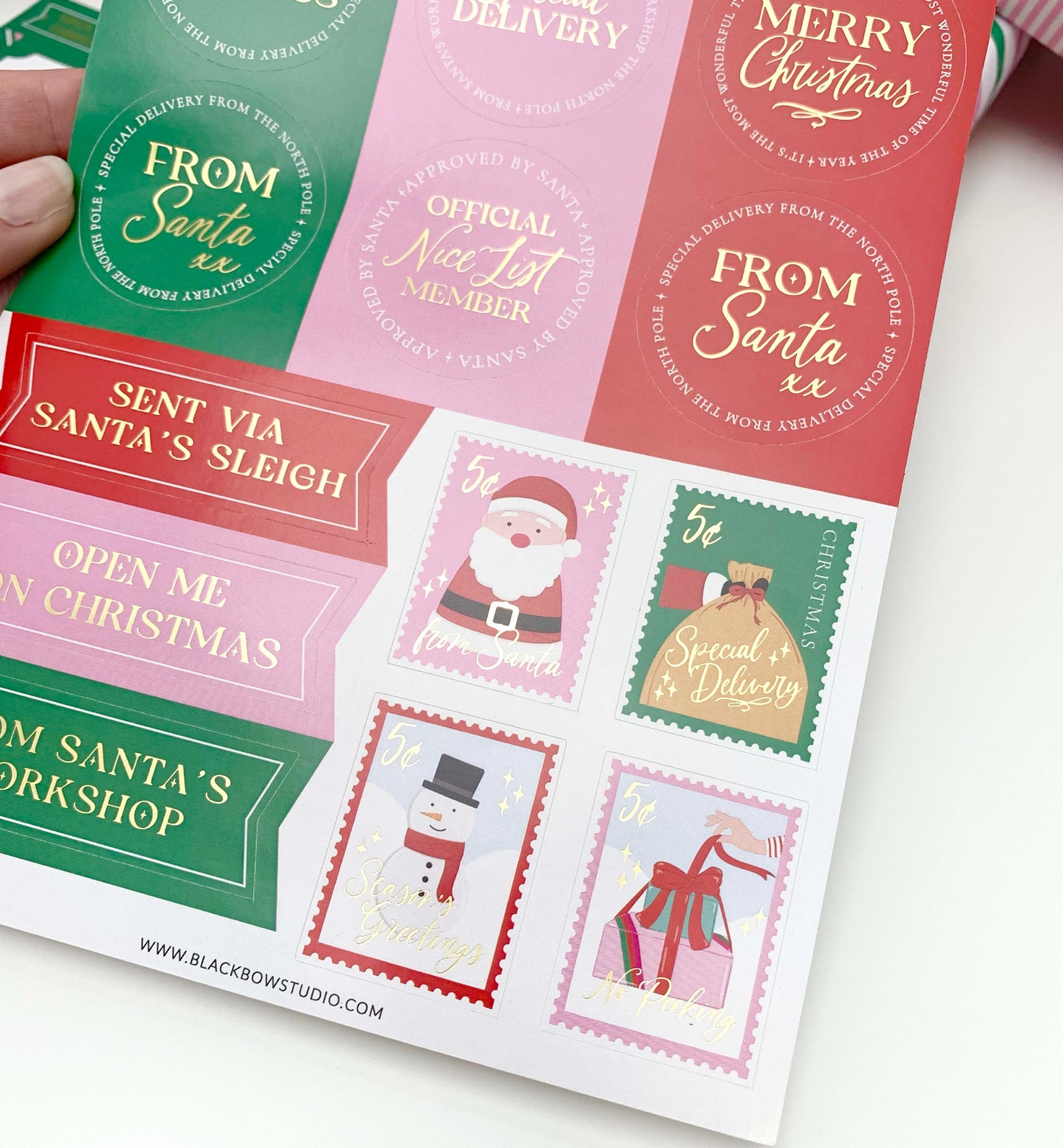 Special Delivery Christmas Gift Stickers | Set of 32
