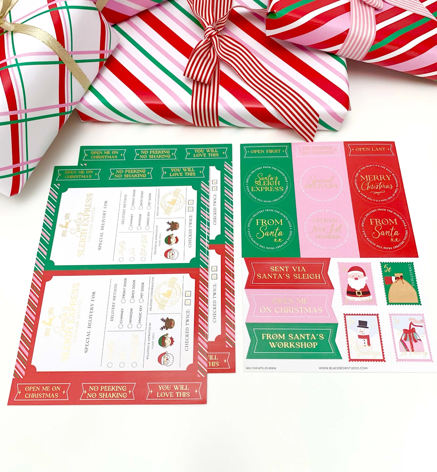 Special Delivery Christmas Gift Stickers | Set of 32