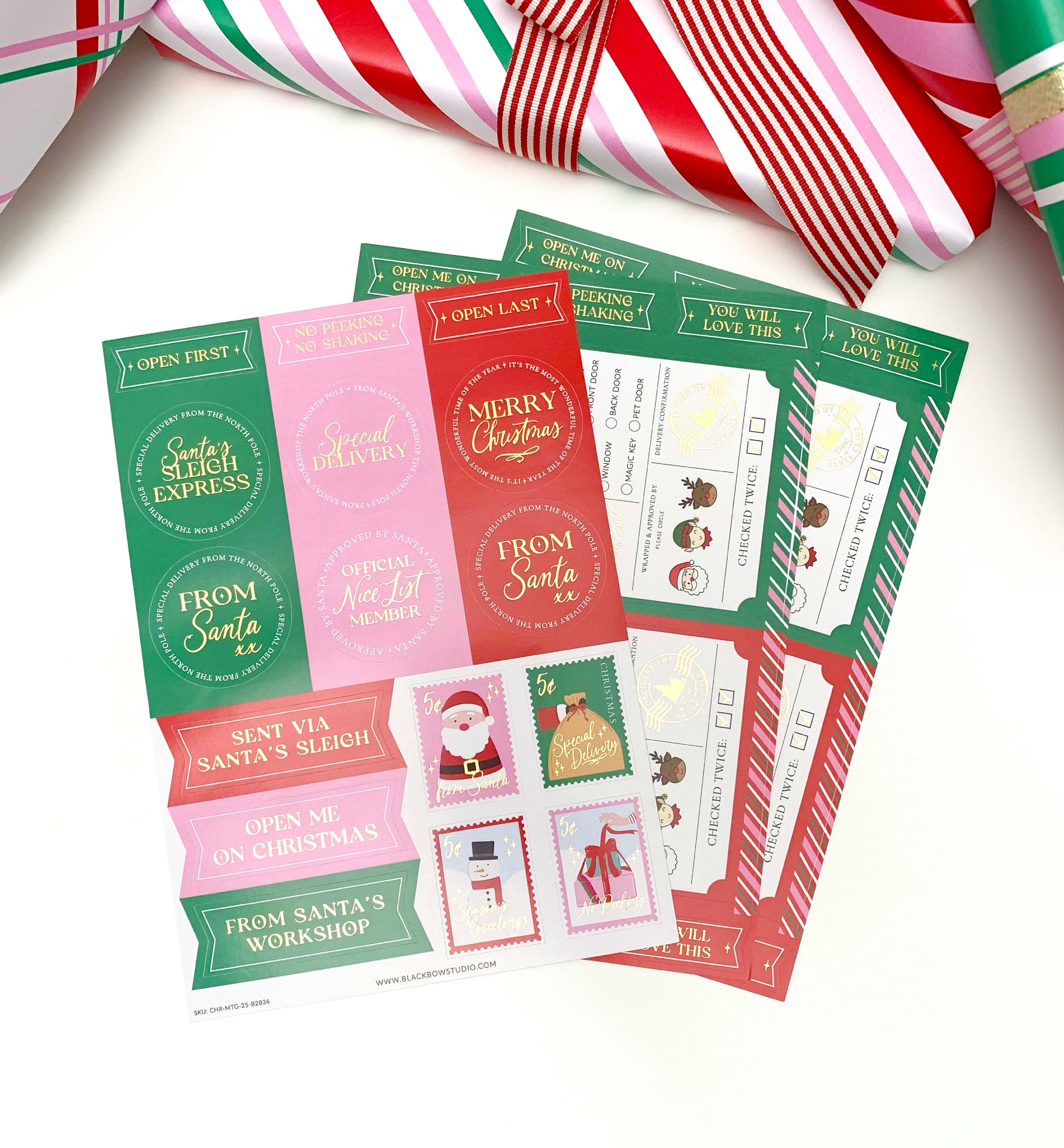 https://www.blackbowstudio.com/cdn/shop/files/ChristmasWrappingStickerSheetPack_SpecialDeliveryPinkRedGreenGold_3.jpg?v=1693990974&width=1946