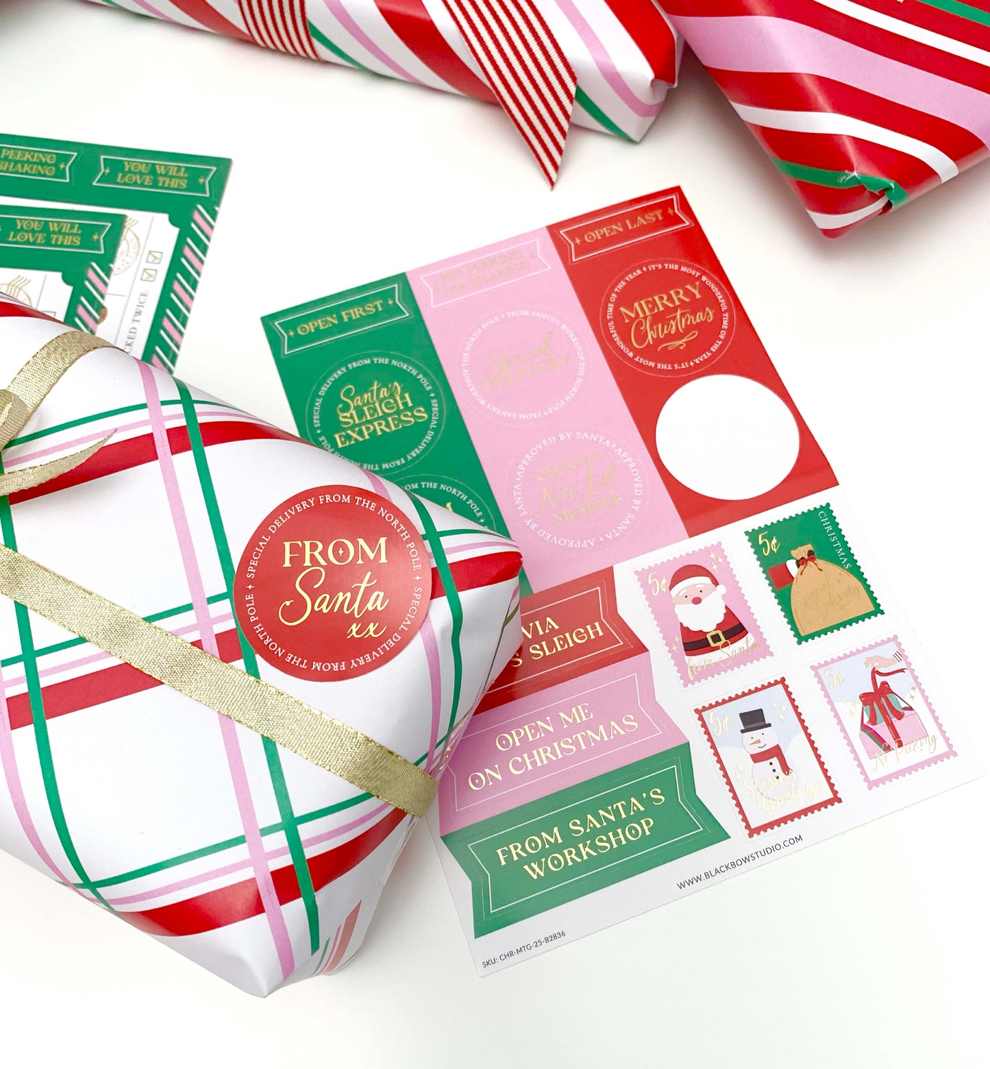 Special Delivery Christmas Gift Stickers | Set of 32