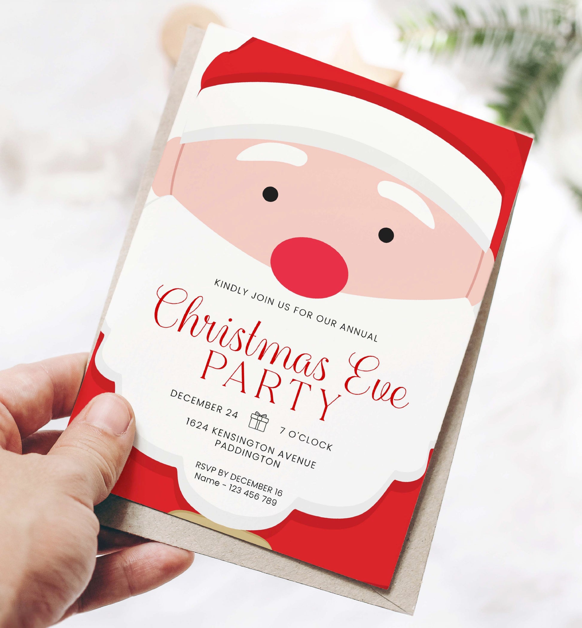 santa-red-printable-christmas-party-invitation-black-bow-studio for Free Printable Templates For Christmas Invitations Santa Red | Printable Christmas Party Invitation – Black Bow Studio for Free Printable Templates For Christmas Invitations