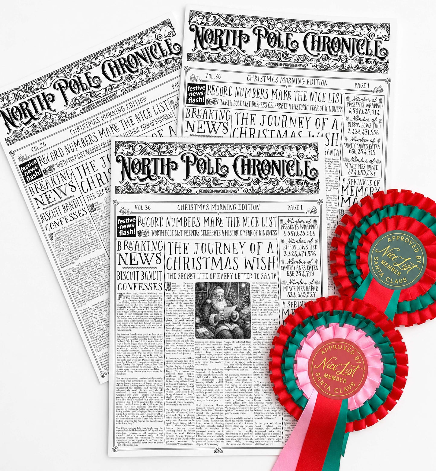 Christmas Newspaper Activity Booklet - Vol. 26