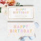 Happy Birthday Custom Gift Voucher Template, Printable Birthday Gift Certificate, Unisex Printable Birthday Gift Coupon, Pastel Dot