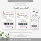 Easter Stripe | Printable Easter Shipping Label Template