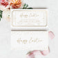 Paintly White Gold | Printable Easter Custom Gift Voucher Template