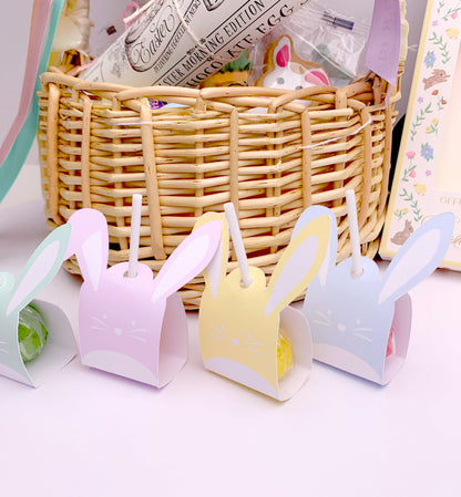 Printable Easter Bunny Lollipop Tags Template, Easter Bunny Lollipop Wrapper, Kids Easter Classroom Gifts, Easter Basket Stuffer Gift