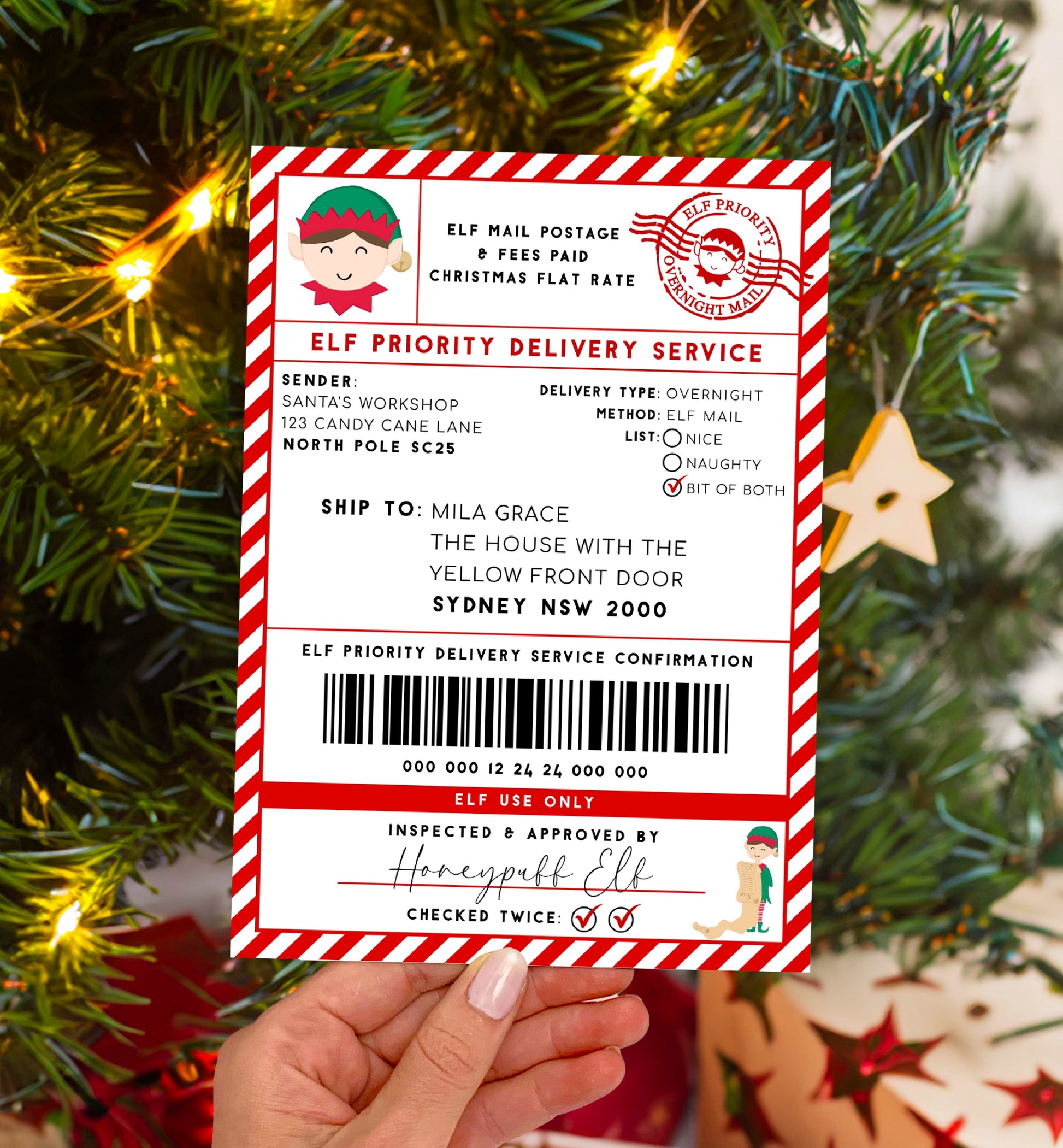 santa-s-workshop-red-printable-elf-christmas-shipping-label-template-black-bow-studio for Christmas Labels Free Printable Templates Santa's Workshop Red | Printable Elf Christmas Shipping Label Template – Black Bow Studio for Christmas Labels Free Printable Templates