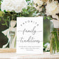 Quinn Script White | Printable Family Tradition Game Template