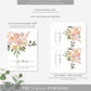 Cambridge Floral Multi | Printable Favours Sign Template