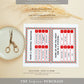 Stripe Red Green | Printable Christmas Friendly Feud Game Template