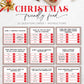 Christmas Friendly Feud Game, Printable Christmas Game, Family Christmas Game, Holiday Party Games, Adult Christmas Party Game, Stripe