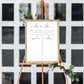 Quinn Scipt White | Printable Gender Reveal Voting Game Sign