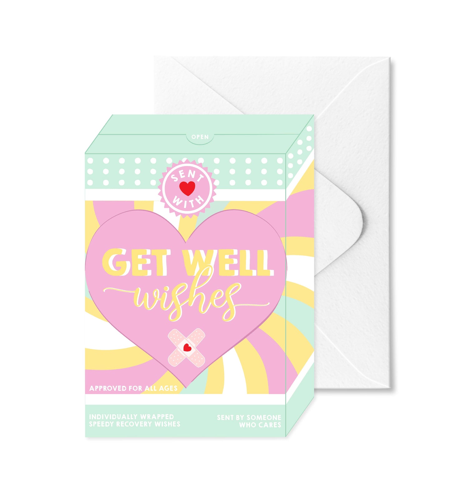 Get Well Wishes Box Die-Cut Greeting Card