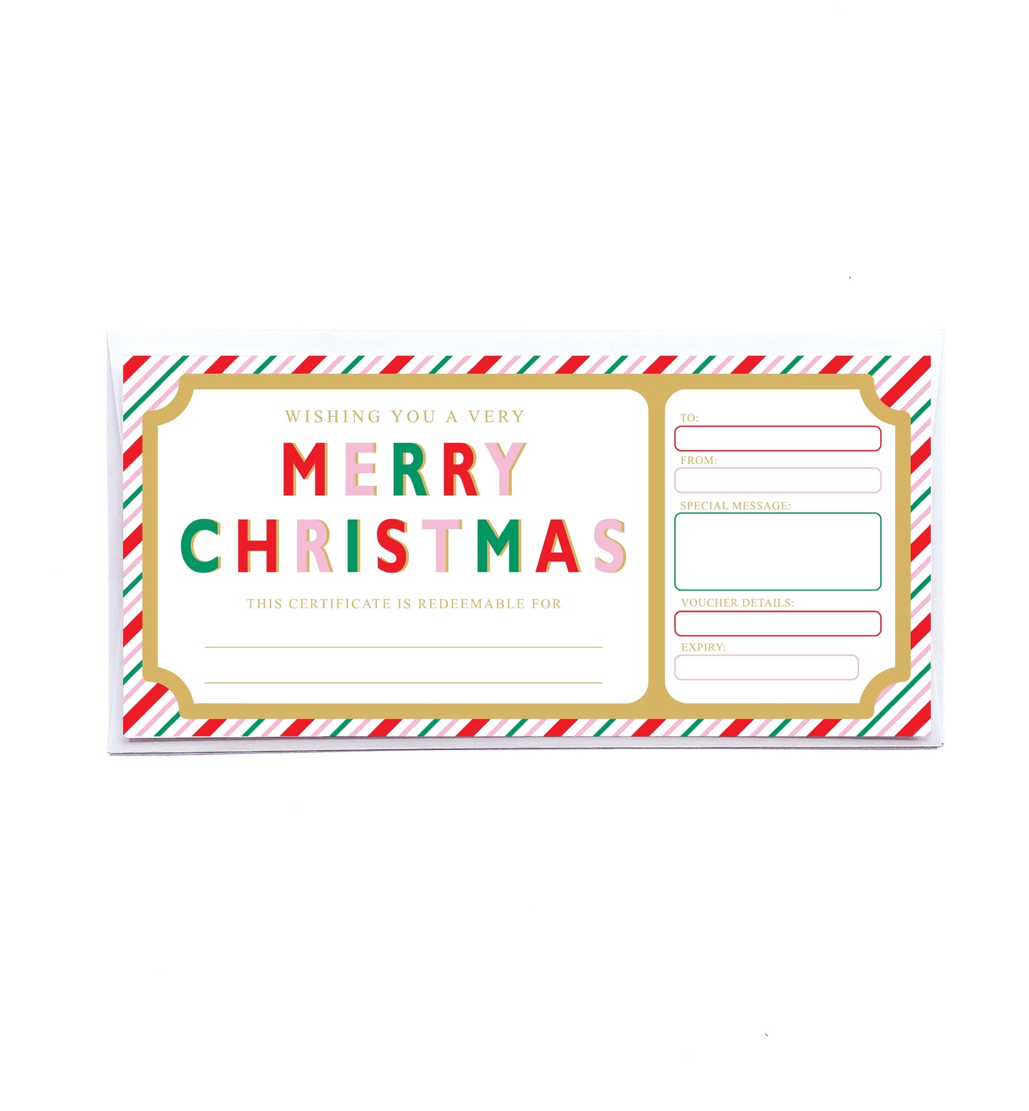 Stripe Multi | Christmas Gift Voucher
