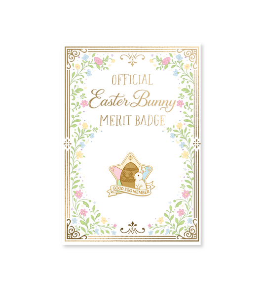 Good Egg Member Easter Merit Badge Enamel Pin