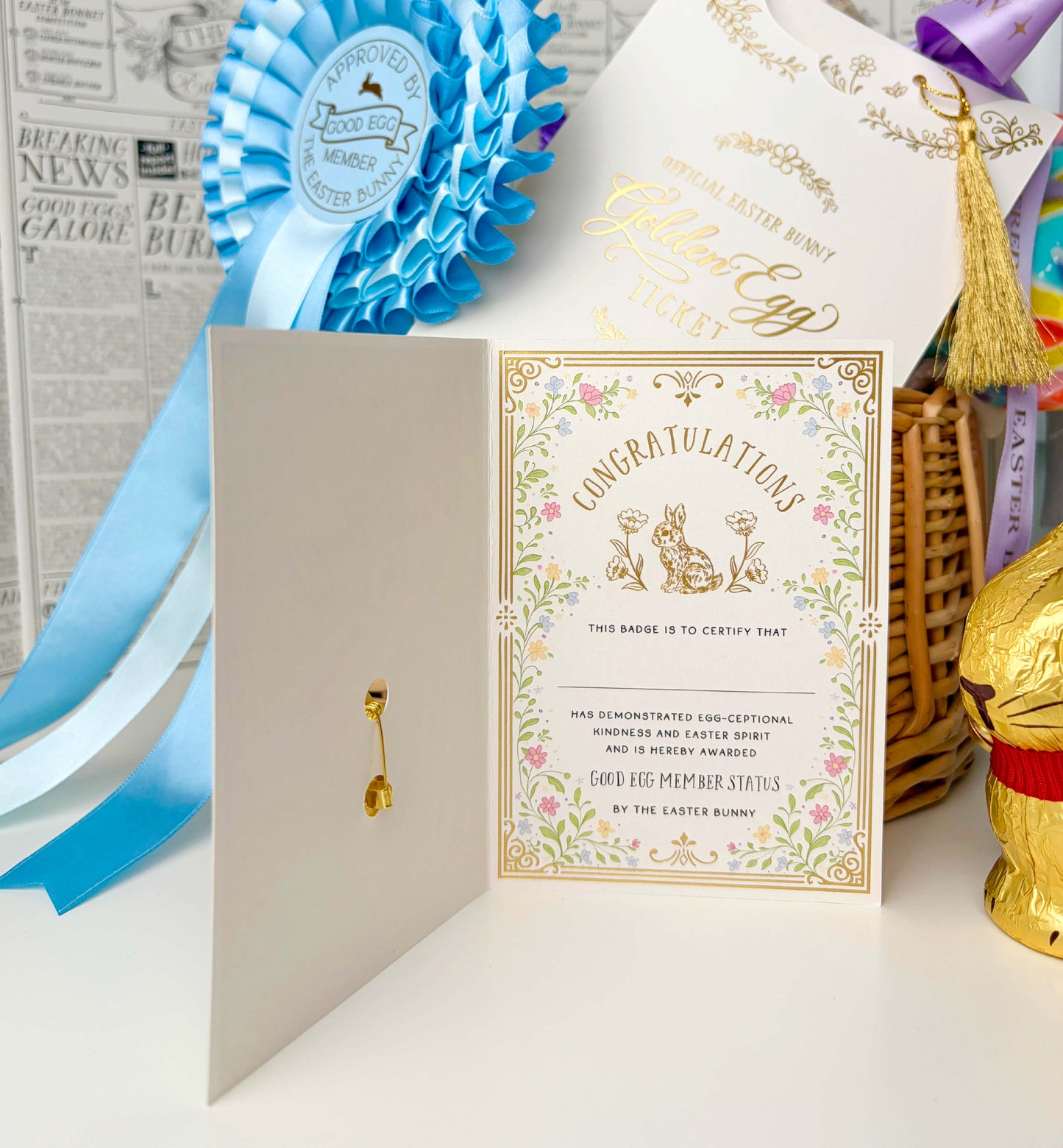 Good Egg Member Easter Merit Badge Enamel Pin