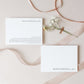 Ellesmere White | Printable Honeymoon Wishes Card Template