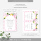 The Med Arch Pink Lemons | Printable Brunch Birthday Invitation Template