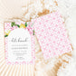 The Med Arch Pink Lemons | Printable Brunch Birthday Invitation Template