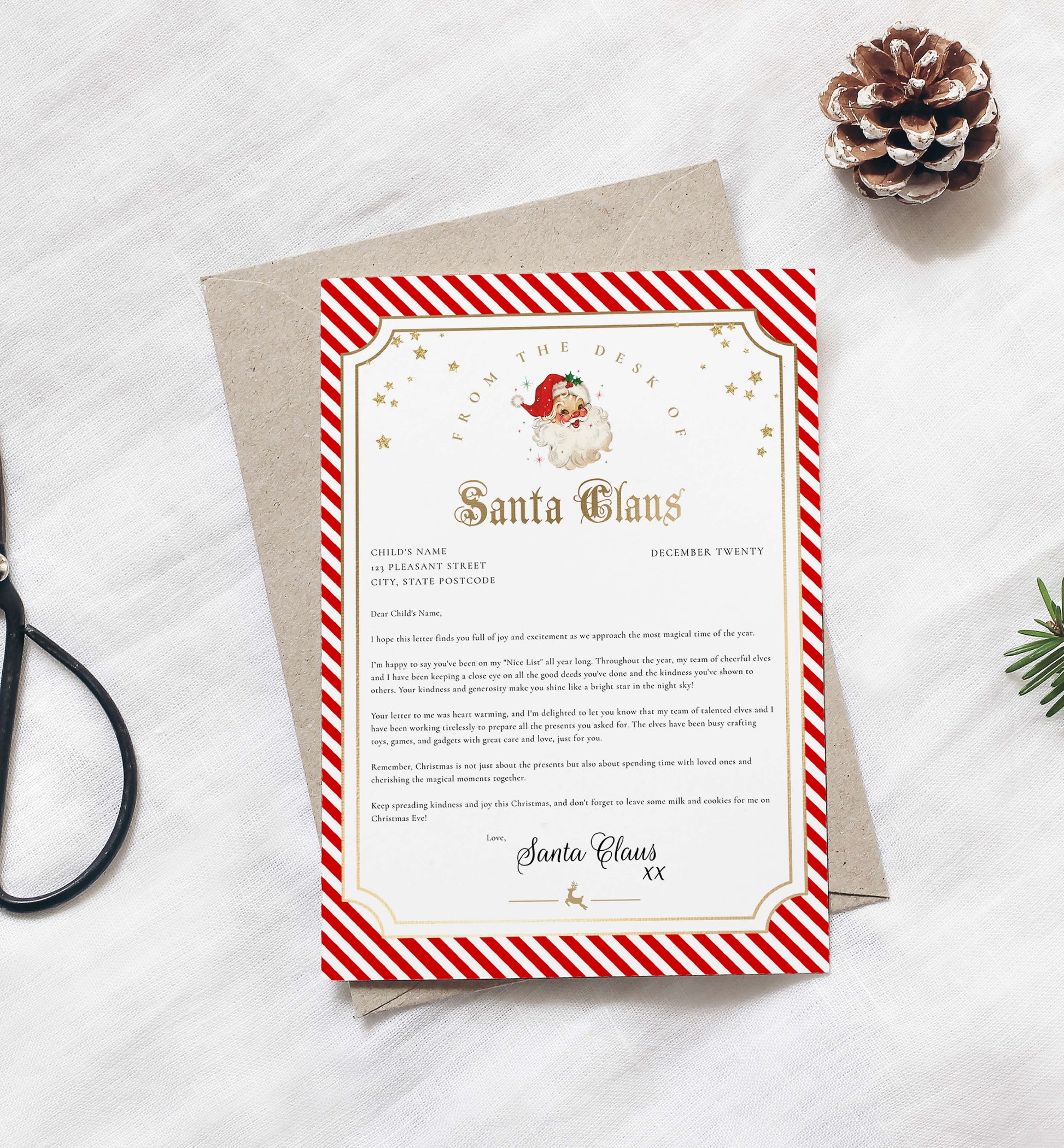 stripe-red-printable-christmas-letter-from-santa-template-black-bow-studio for Letter From Santa Template Free Printable Stripe Red | Printable Christmas Letter From Santa Template – Black Bow Studio for Letter From Santa Template Free Printable