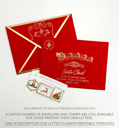 Letter To Santa Claus Writing Kit