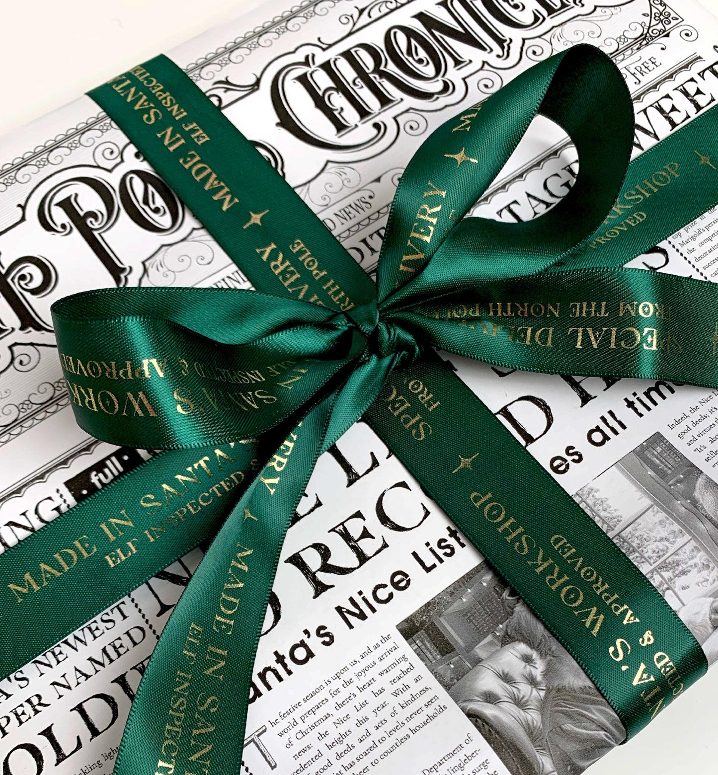Ribbon | 3m Made In Santa's Workshop Christmas Satin Ribbon