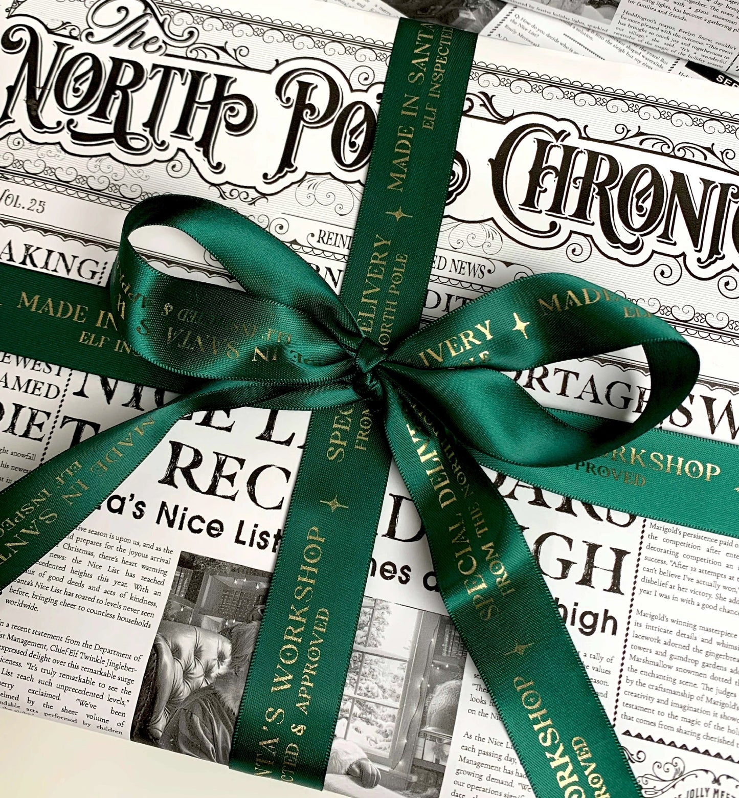 Ribbon | 3m Made In Santa's Workshop Christmas Satin Ribbon