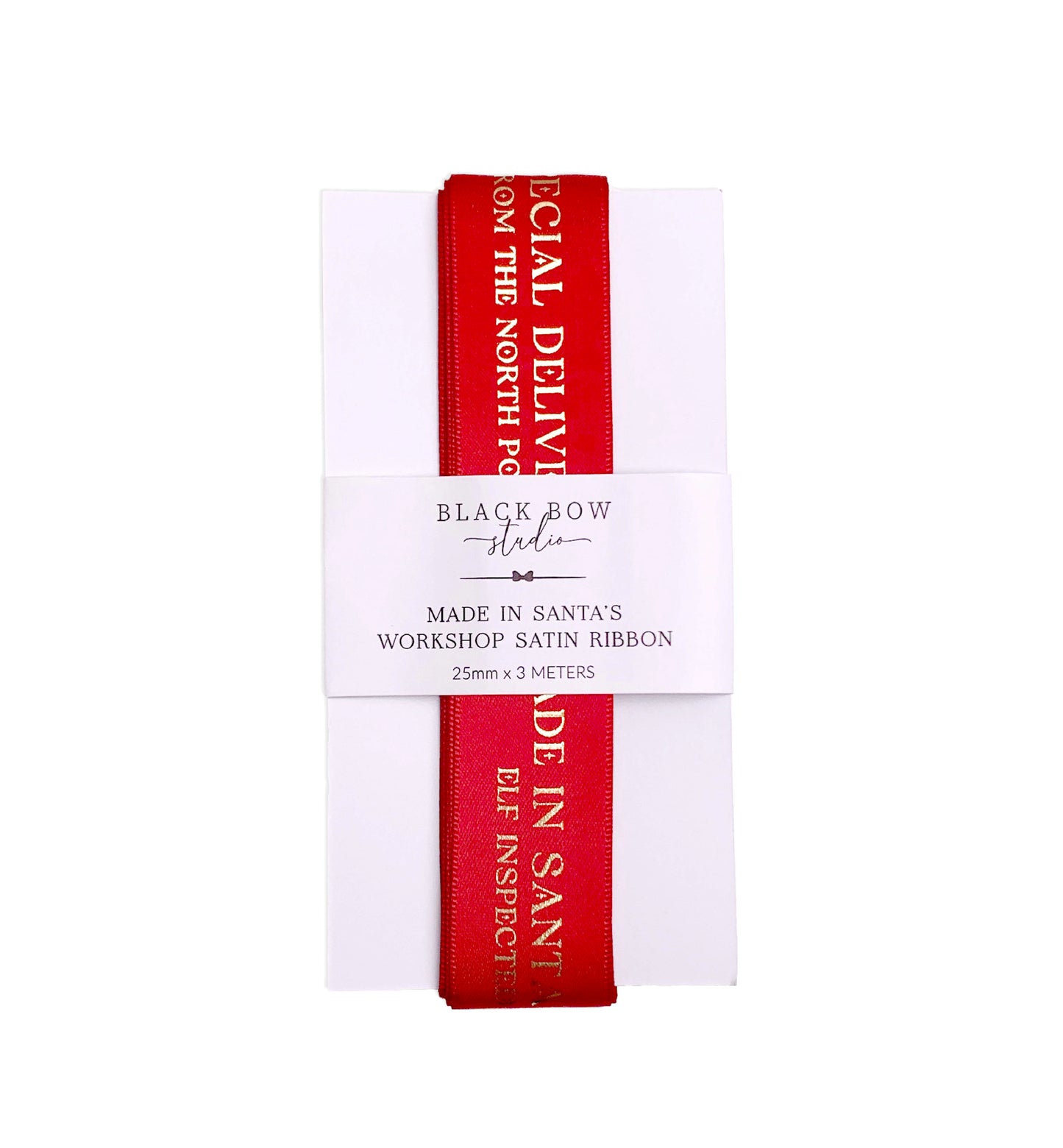 Ribbon | 3m Made In Santa's Workshop Christmas Satin Ribbon