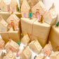 Ready To Assemble Gingerbread House Christmas Advent Calendar Kit, Fill Your Own Christmas Advent Boxes, Christmas Craft Village Advent Kit