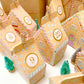 Ready To Assemble Gingerbread House Christmas Advent Calendar Kit, Fill Your Own Christmas Advent Boxes, Christmas Craft Village Advent Kit